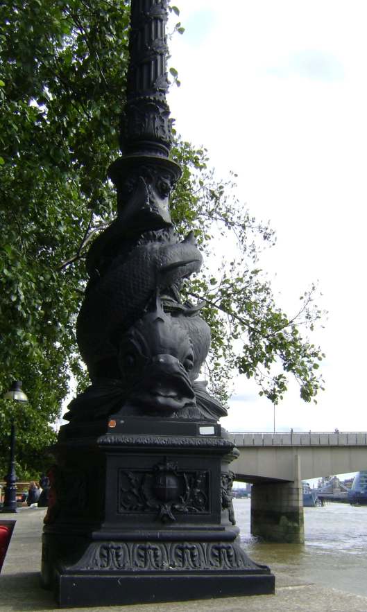 dolphin lamppost Oyster walk