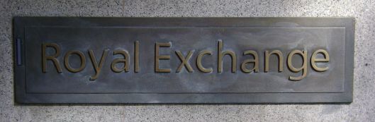 Royal Exchange gate in Threadneedle Street 4